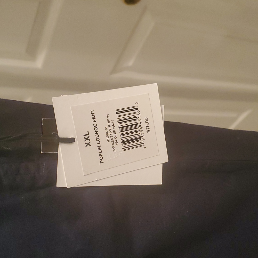 Mens Navy Pants, Xxl More Like Xl, New From Saks